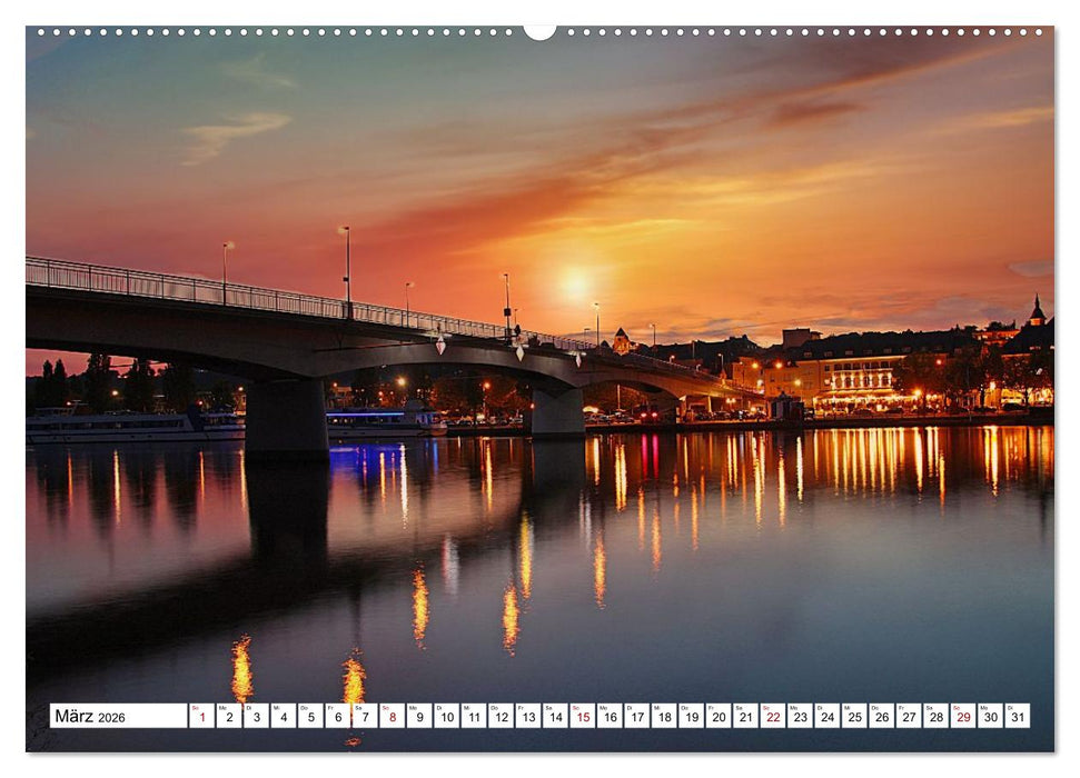 Mosel - Idylle und guter Wein (CALVENDO Wandkalender 2026)