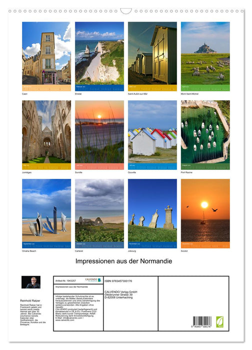 Impressionen aus der Normandie (CALVENDO Wandkalender 2026)