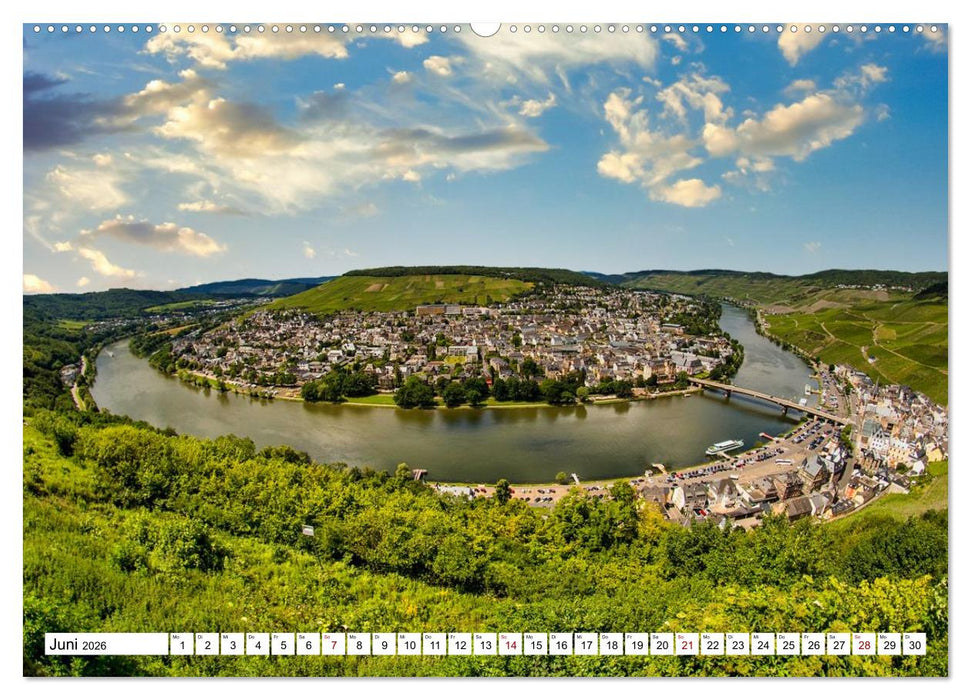 Mosel - Idylle und guter Wein (CALVENDO Premium Wandkalender 2026)