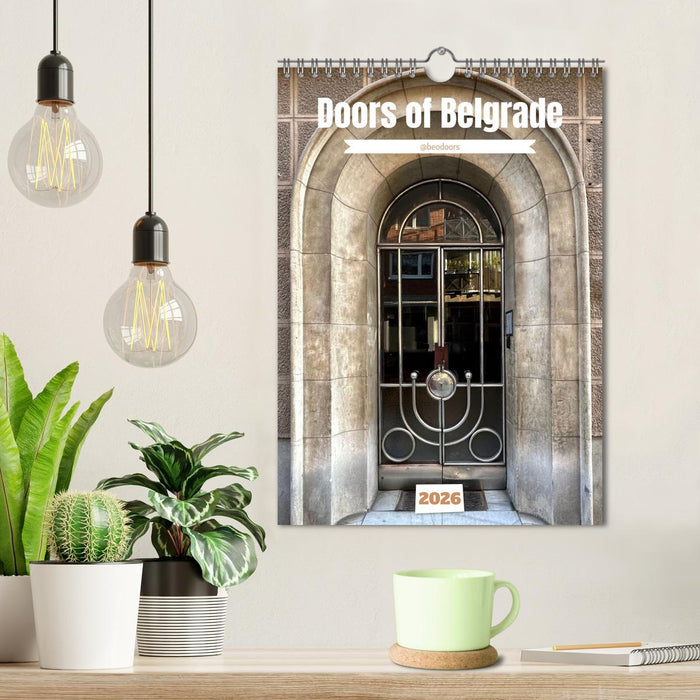 Doors of Belgrade (CALVENDO Monthly Calendar 2026)