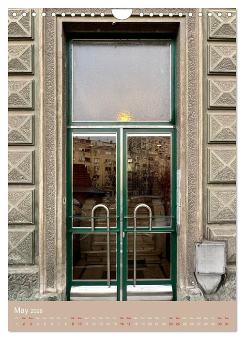 Doors of Belgrade (CALVENDO Monthly Calendar 2026)