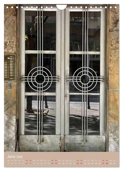 Doors of Belgrade (CALVENDO Monthly Calendar 2026)