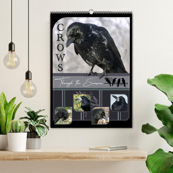 Crows - Through the Seasons (CALVENDO Monthly Calendar 2026)