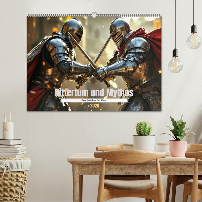 Rittertum und Mythos – Das Zeitalter der Ehre (CALVENDO Wandkalender 2026)