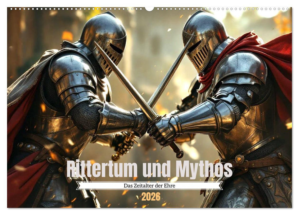 Rittertum und Mythos – Das Zeitalter der Ehre (CALVENDO Wandkalender 2026)