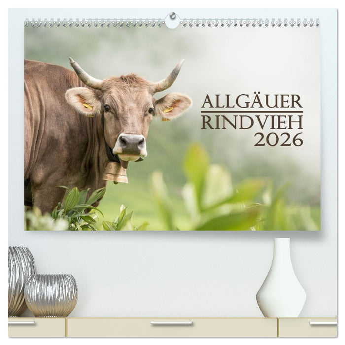 Allgäuer Rindvieh 2026 (CALVENDO Premium Wandkalender 2026)