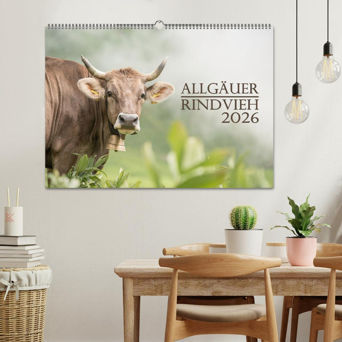Allgäuer Rindvieh 2026 (CALVENDO Wandkalender 2026)