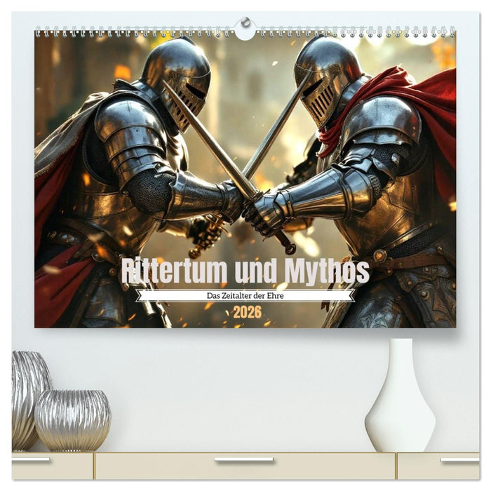 Rittertum und Mythos – Das Zeitalter der Ehre (CALVENDO Premium Wandkalender 2026)