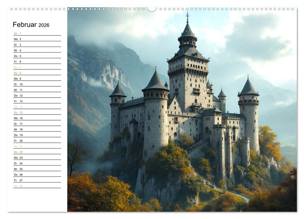 Rittertum und Mythos – Das Zeitalter der Ehre (CALVENDO Premium Wandkalender 2026)