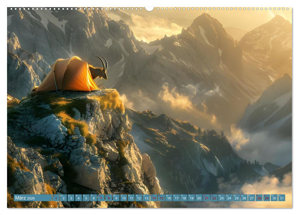 Camping Extreme (CALVENDO Wandkalender 2026)