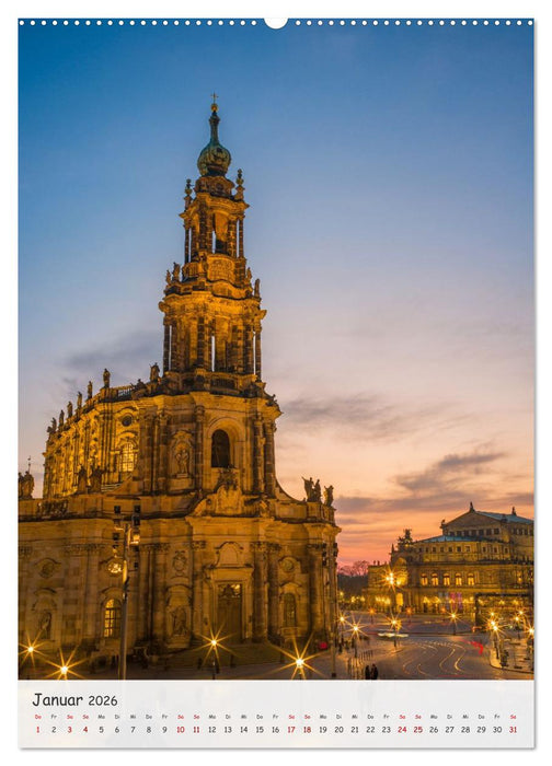 Dresden - Bilder aus Elbflorenz (CALVENDO Wandkalender 2026)