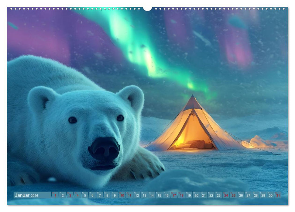 Camping Extreme (CALVENDO Premium Wandkalender 2026)