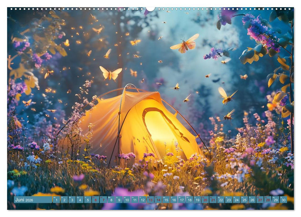 Camping Extreme (CALVENDO Premium Wandkalender 2026)