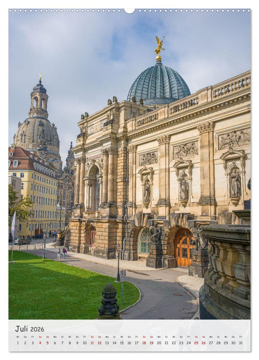 Dresden - Bilder aus Elbflorenz (CALVENDO Premium Wandkalender 2026)