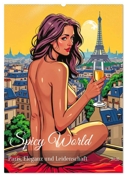 Spicy World - Paris, Eleganz und Leidenschaft (CALVENDO Wandkalender 2026)