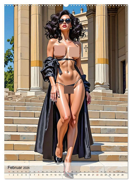 Spicy World - Paris, Eleganz und Leidenschaft (CALVENDO Wandkalender 2026)