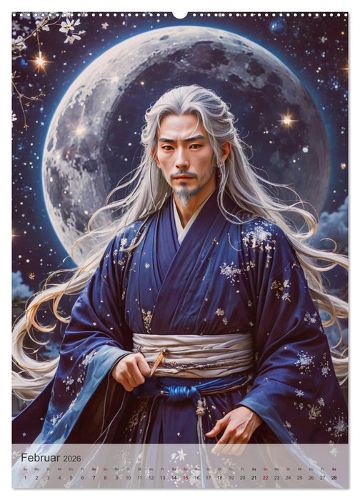 Japanische Mythologie - Götter, Helden und Monster (CALVENDO Premium Wandkalender 2026)