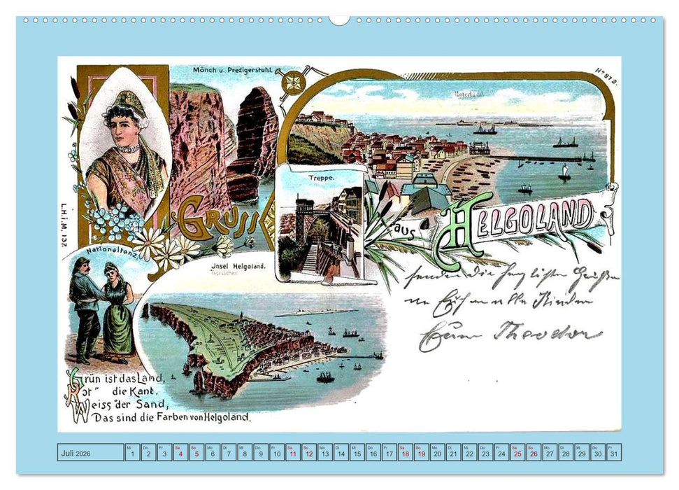 Gruß aus Helgoland (CALVENDO Premium Wandkalender 2026)