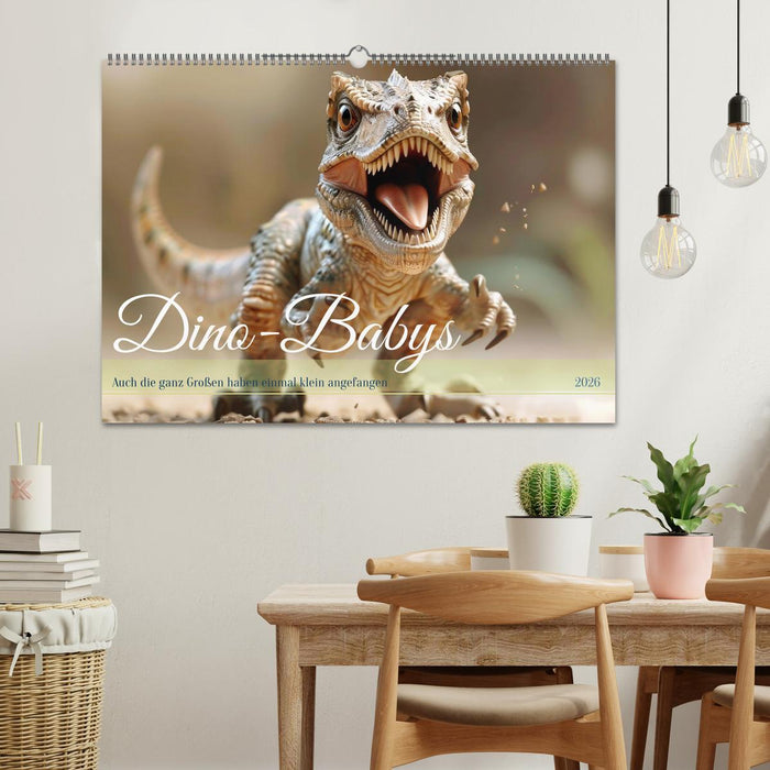 Dino-Babys (CALVENDO Wandkalender 2026)