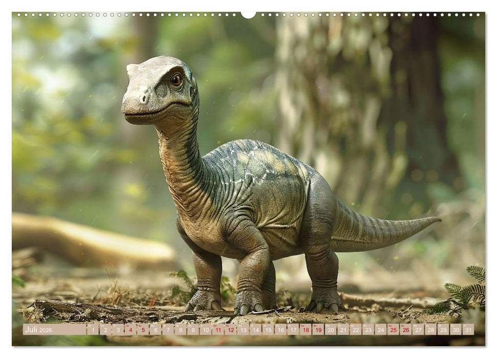 Dino-Babys (CALVENDO Premium Wandkalender 2026)