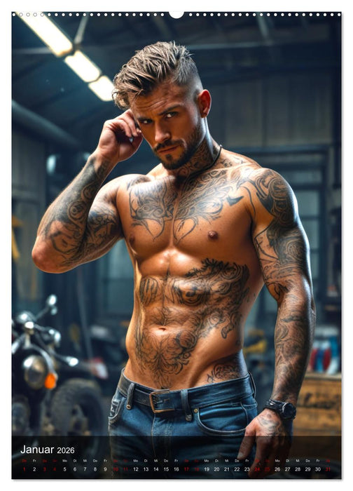 Tattoo Kings (CALVENDO Premium Wandkalender 2026)