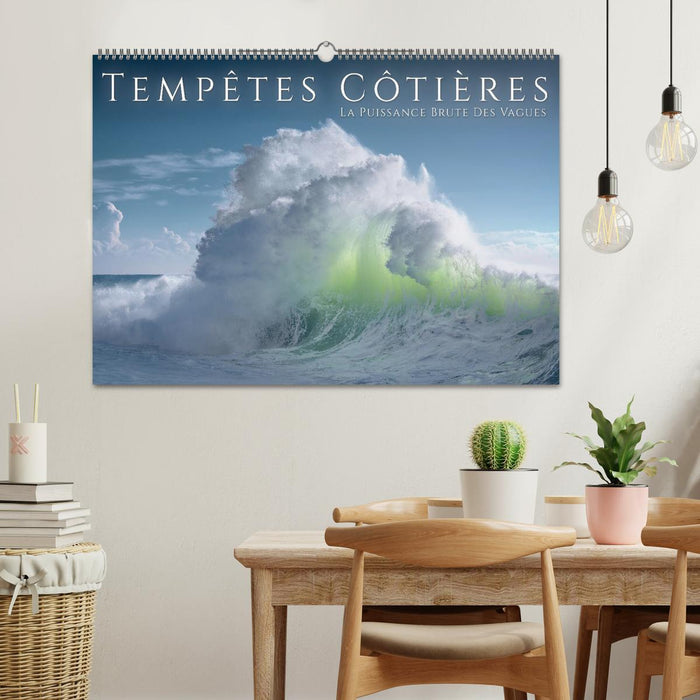Tempêtes côtières - La puissance brute des vagues (CALVENDO Calendrier mensuel 2026)