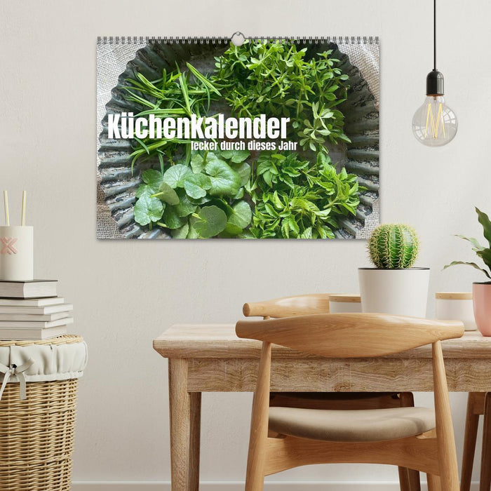 Küchenkalender - lecker durch dieses Jahr (CALVENDO Wandkalender 2026)