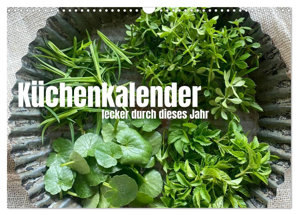 Küchenkalender - lecker durch dieses Jahr (CALVENDO Wandkalender 2026)