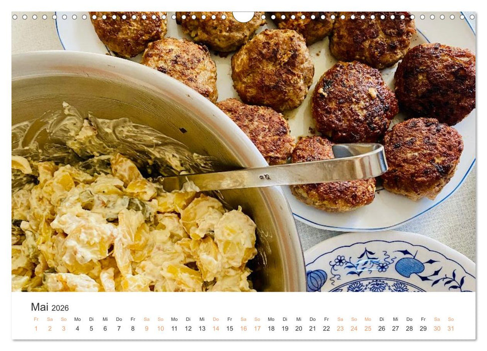 Küchenkalender - lecker durch dieses Jahr (CALVENDO Wandkalender 2026)