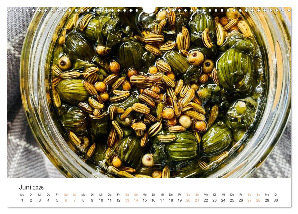 Küchenkalender - lecker durch dieses Jahr (CALVENDO Wandkalender 2026)