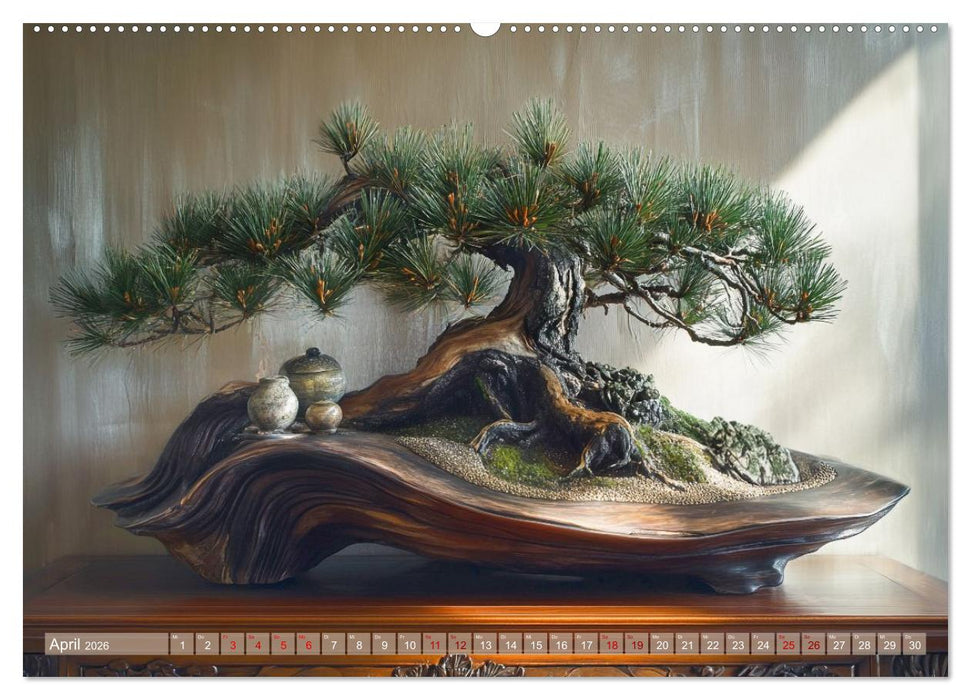 Bonsai, die formvollendete Kunst (CALVENDO Wandkalender 2026)