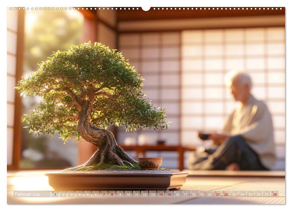 Bonsai, die formvollendete Kunst (CALVENDO Premium Wandkalender 2026)