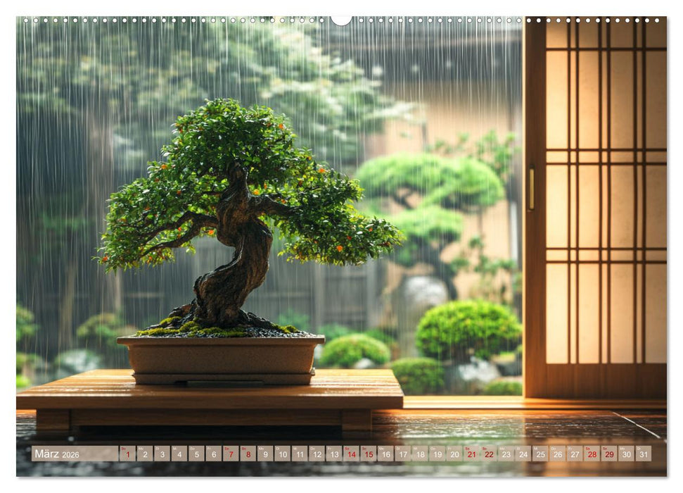 Bonsai, die formvollendete Kunst (CALVENDO Premium Wandkalender 2026)