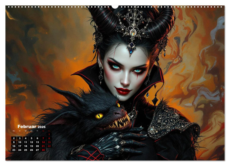 Goth Fantasie (CALVENDO Wandkalender 2026)