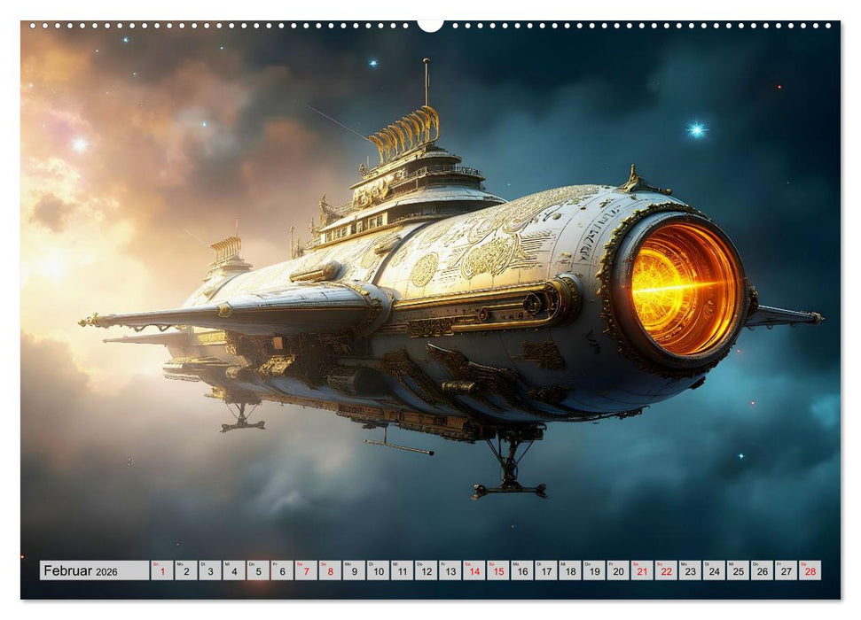 Kosmische Extravaganz (CALVENDO Premium Wandkalender 2026)
