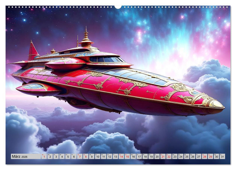 Kosmische Extravaganz (CALVENDO Premium Wandkalender 2026)