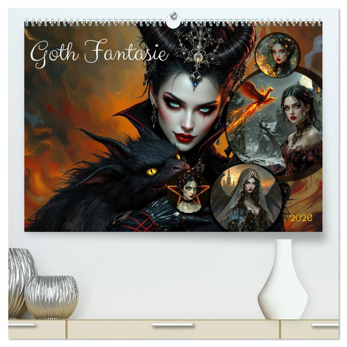 Goth Fantasie (CALVENDO Premium Wandkalender 2026)