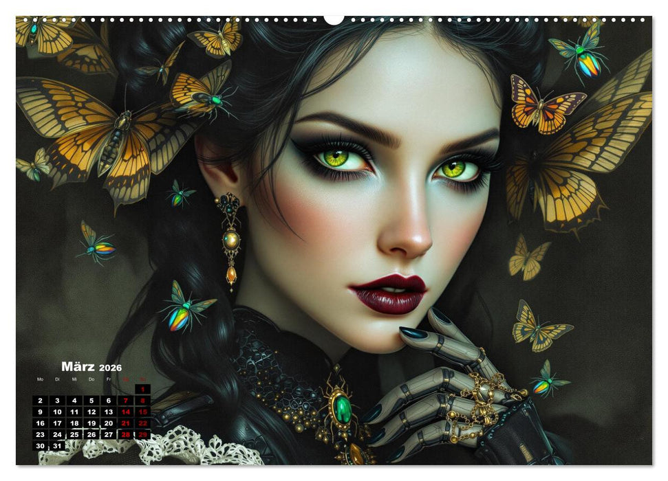 Goth Fantasie (CALVENDO Premium Wandkalender 2026)