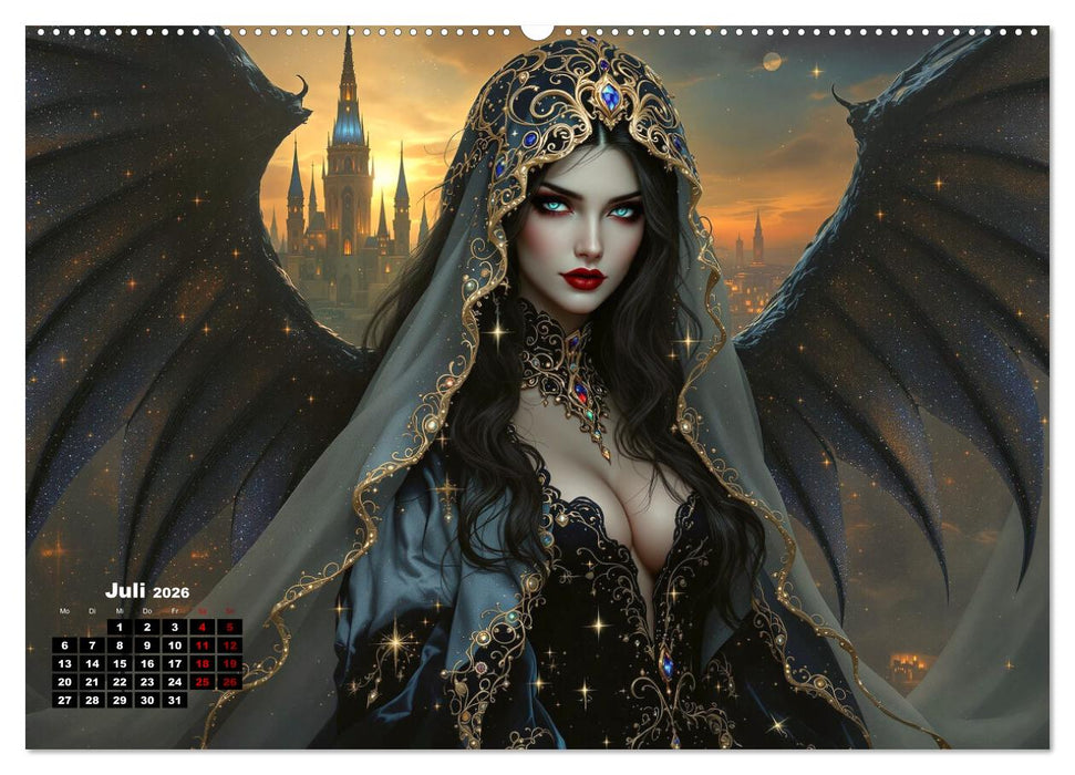 Goth Fantasie (CALVENDO Premium Wandkalender 2026)