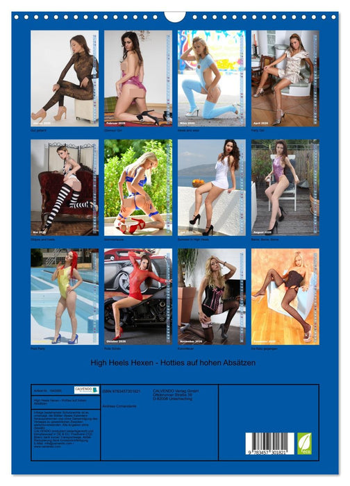 High Heels Hexen - Hotties auf hohen Absätzen (CALVENDO Wandkalender 2026)