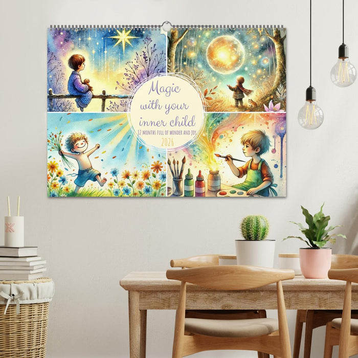 Magic with your inner child - 12 months full of wonder and joy (CALVENDO Monthly Calendar 2026)
