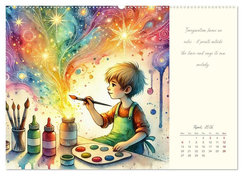 Magic with your inner child - 12 months full of wonder and joy (CALVENDO Premium-Calendar 2026)