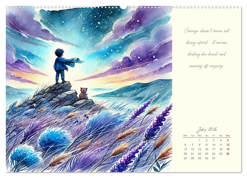 Magic with your inner child - 12 months full of wonder and joy (CALVENDO Premium-Calendar 2026)