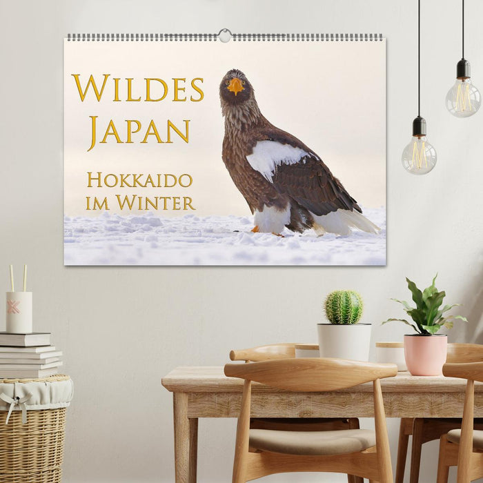 Wildes Japan - Hokkaido im Winter (CALVENDO Wandkalender 2026)