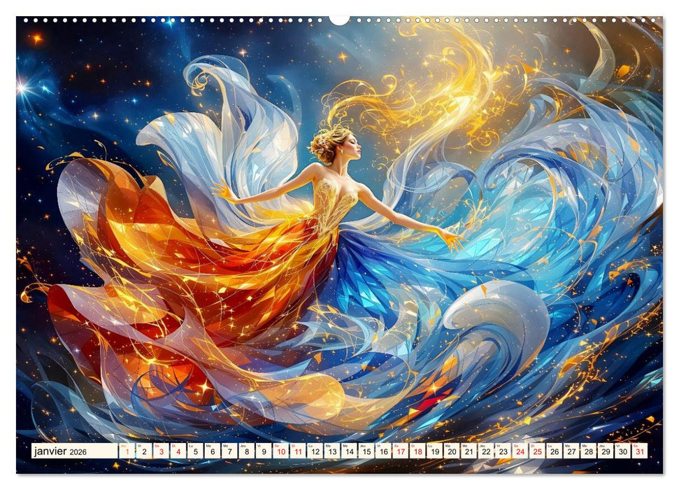 Élégance captivante (CALVENDO Calendrier mensuel 2026)