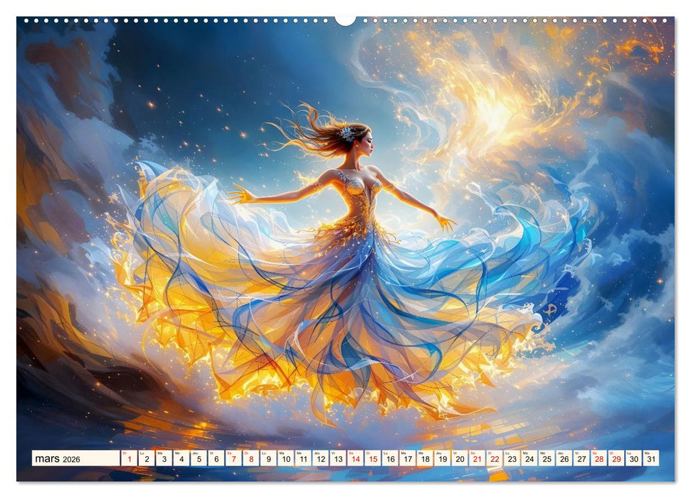 Élégance captivante (CALVENDO Calendrier mensuel 2026)