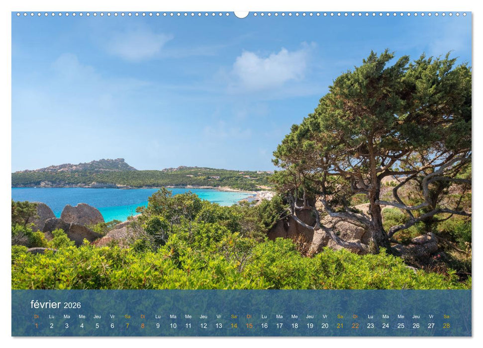 Sardaigne - L'âme sauvage de la Méditerranée (CALVENDO Calendrier supérieur 2026)