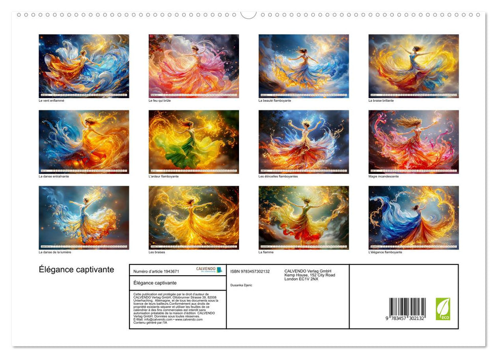 Élégance captivante (CALVENDO Calendrier supérieur 2026)