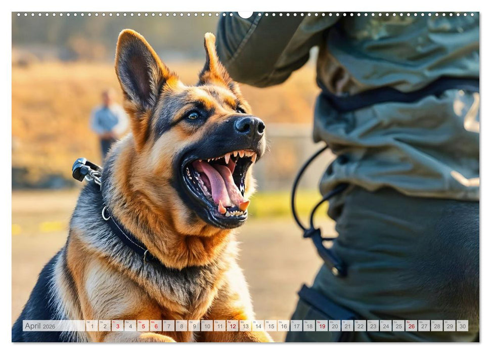 Schäferhund 24/7 - Keine Pause für echte Helden (CALVENDO Wandkalender 2026)