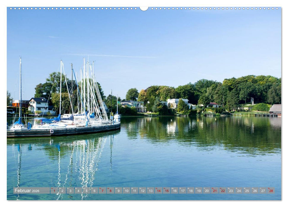 Hausbooturlaub Deutschland - Berlin und Brandenburg (CALVENDO Premium Wandkalender 2026)